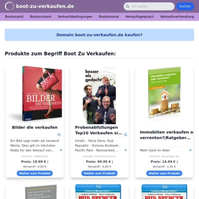 Screenshot boot-zu-verkaufen.de