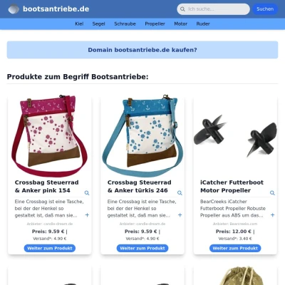 Screenshot bootsantriebe.de