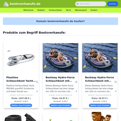 Screenshot bootsverkaeufe.de