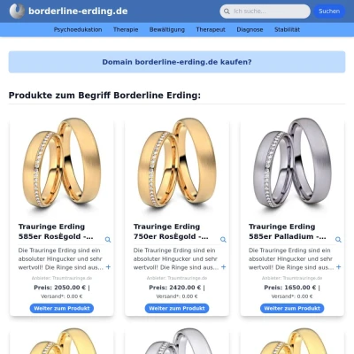 Screenshot borderline-erding.de
