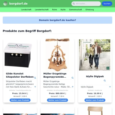 Screenshot borgdorf.de