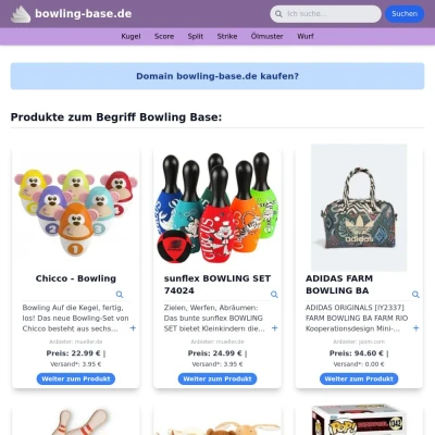 Screenshot bowling-base.de