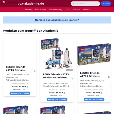 Screenshot box-akademie.de