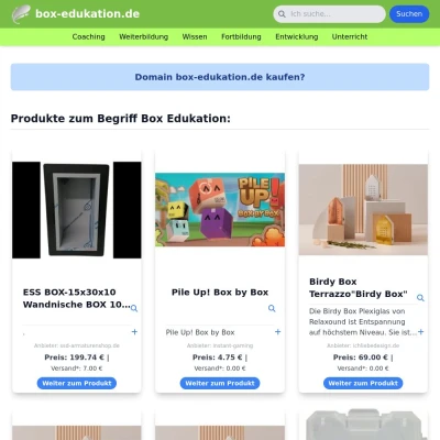 Screenshot box-edukation.de