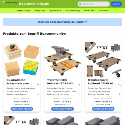 Screenshot boxcommunity.de