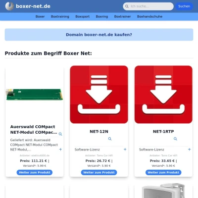 Screenshot boxer-net.de