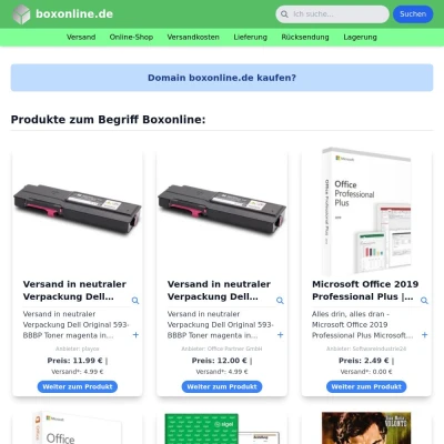 Screenshot boxonline.de