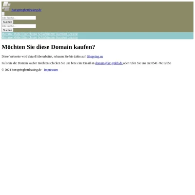 Screenshot boxspringbettleasing.de