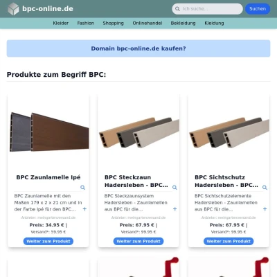 Screenshot bpc-online.de