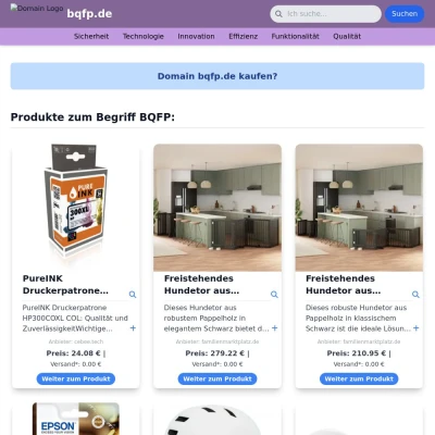 Screenshot bqfp.de