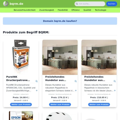 Screenshot bqrm.de
