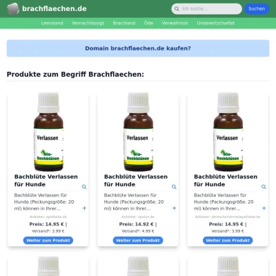 Screenshot brachflaechen.de