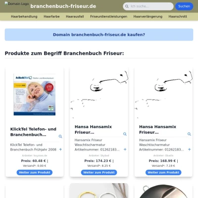 Screenshot branchenbuch-friseur.de