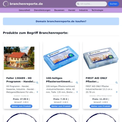 Screenshot branchenreporte.de
