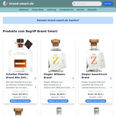 Screenshot brand-smart.de