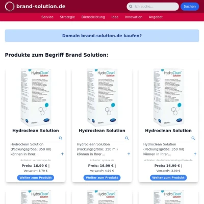 Screenshot brand-solution.de