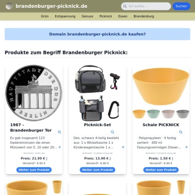 Screenshot brandenburger-picknick.de