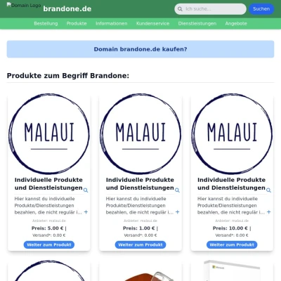 Screenshot brandone.de