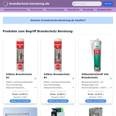 Screenshot brandschutz-beratung.de