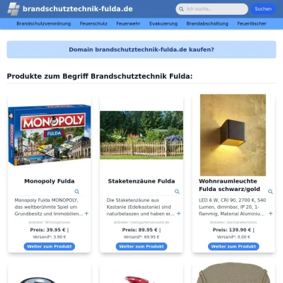 Screenshot brandschutztechnik-fulda.de