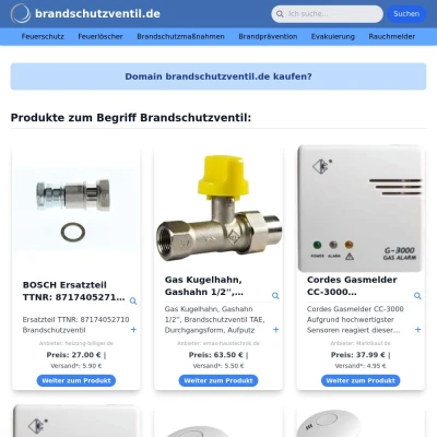 Screenshot brandschutzventil.de