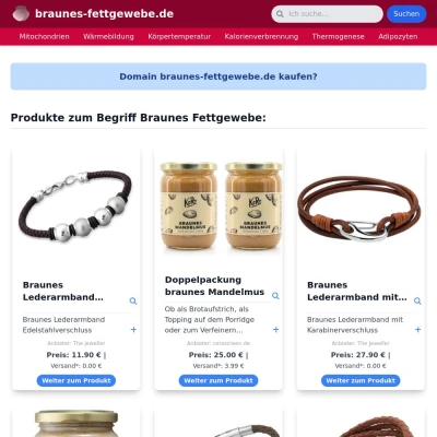 Screenshot braunes-fettgewebe.de