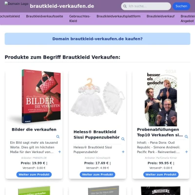 Screenshot brautkleid-verkaufen.de