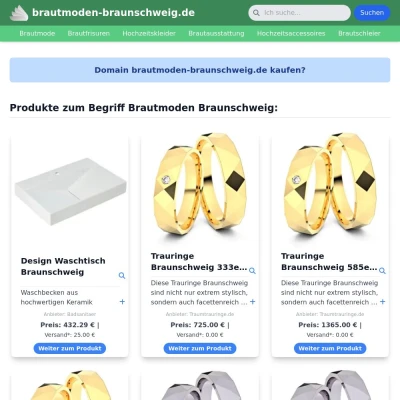 Screenshot brautmoden-braunschweig.de