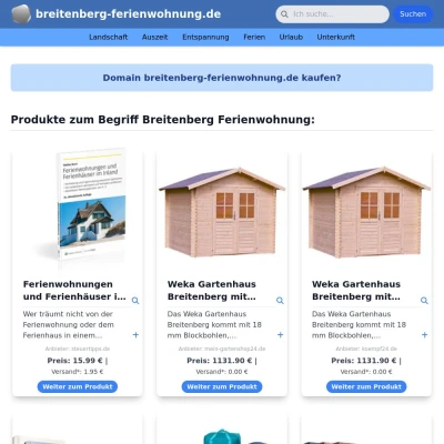 Screenshot breitenberg-ferienwohnung.de