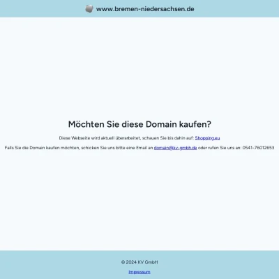 Screenshot bremen-niedersachsen.de