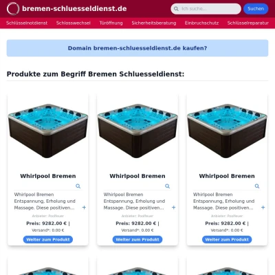 Screenshot bremen-schluesseldienst.de