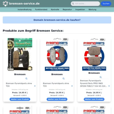 Screenshot bremsen-service.de