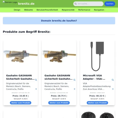 Screenshot brenitz.de