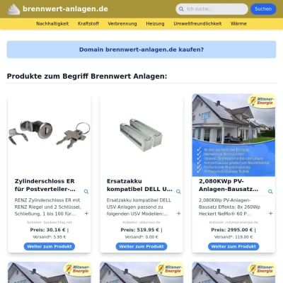 Screenshot brennwert-anlagen.de