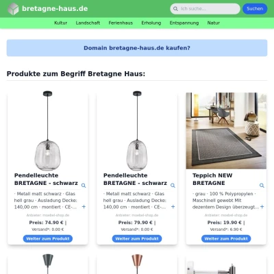 Screenshot bretagne-haus.de