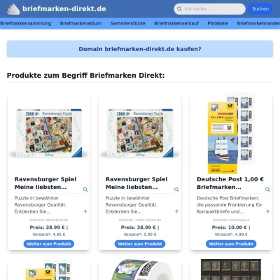 Screenshot briefmarken-direkt.de