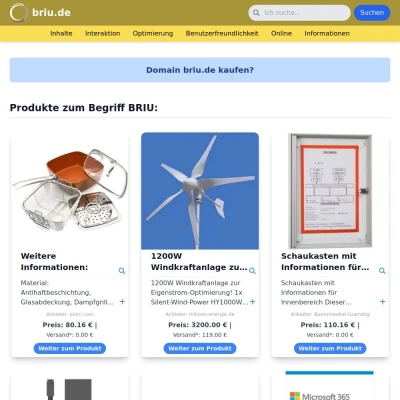 Screenshot briu.de