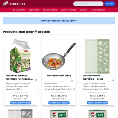 Screenshot brocoli.de