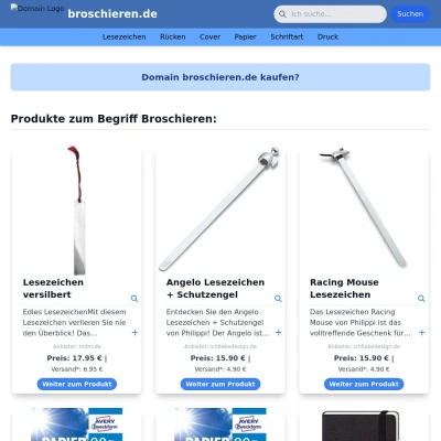 Screenshot broschieren.de