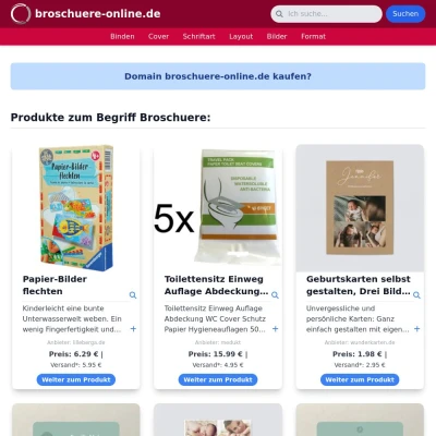 Screenshot broschuere-online.de