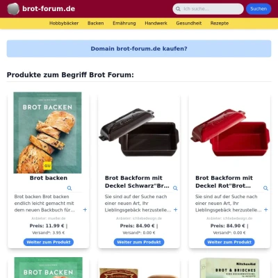 Screenshot brot-forum.de