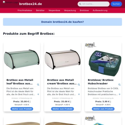 Screenshot brotbox24.de