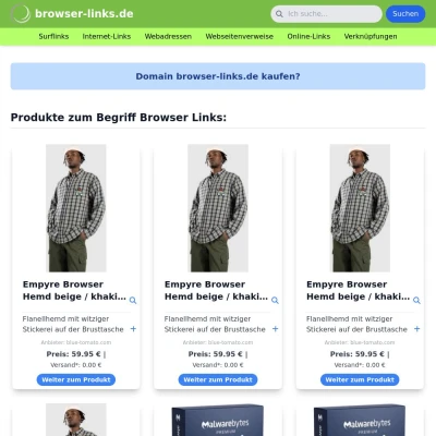 Screenshot browser-links.de