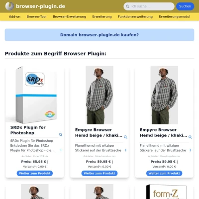 Screenshot browser-plugin.de