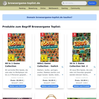 Screenshot browsergame-toplist.de