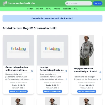 Screenshot browsertechnik.de