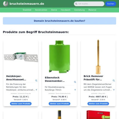 Screenshot bruchsteinmauern.de