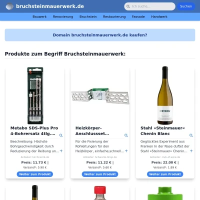 Screenshot bruchsteinmauerwerk.de