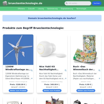 Screenshot brueckentechnologie.de