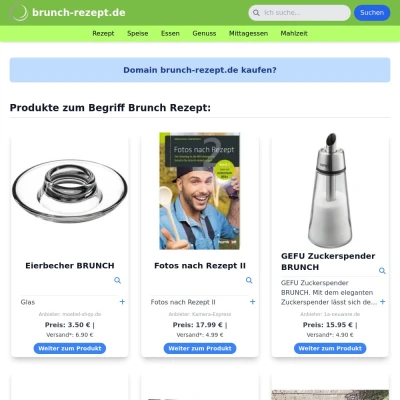 Screenshot brunch-rezept.de